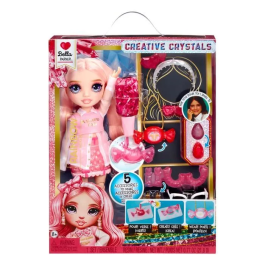 MGA Muñeca Bella Crystal Fashion Rainbow High con Accesorios de Cristal DIY