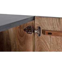 Giner y Colomer Aparador de Madera de Mango y Metal Nogal Oscuro 173 cm