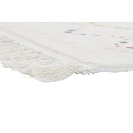 DKD Home Decor Alfombra Multicolor Blanco Poliester 180 x 120 x 0.7 cm