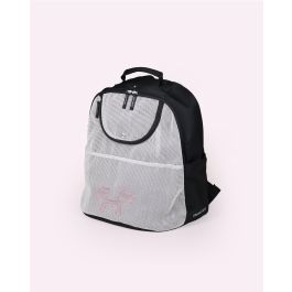 United Pets Mochila Transportín para Perros Urban Reverse Backpack Eco de PET Reciclado Apta Cabina Avión Máx. 7kg Negro Rosa
