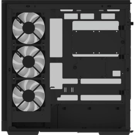 Aerocool Caja de PC P500A Torre media ATX sin fuente de alimentación - Referencia ACCM-PN08143.11