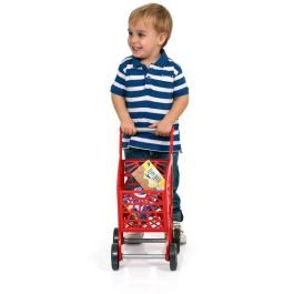 Molto Supermercado con 20 accesorios y carrito de la compra. Scanner con sonido. 103 cm