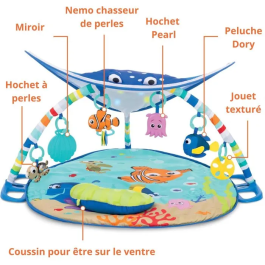 Disney Baby Colchoneta de actividades Mr. Ray Ocean Lights con Nemo