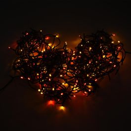 Muvit Guirnalda Luces Io Wifi Rgb - Guirnalda LED Decorativa Inteligente IP44, 60 LEDs RGB, Compatible con Alexa, Google Home y Siri, Control por App y Voz para Exterior e Interior