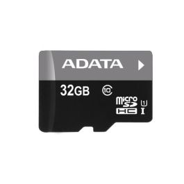 ADATA microSDHC 32GB Clase 10 UHS-I U1 Tarjeta de Memoria Premier con Adaptador SD para Móviles y Tablets, 50MB/s Lectura