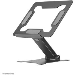 Neomounts DS20-740BL1 Soporte de escritorio para portátiles 11-15", Max. 5kg, Altura ajustable 1,7-16,8cm, Plegable, Compacto, Negro
