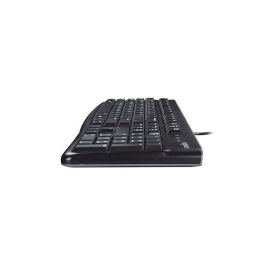 Logitech K120 Teclado para Negocio USB, Resistente a Derrames, Teclas Silenciosas de Perfil Bajo, Teclado Numérico Plug & Play
