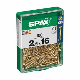 Caja de tornillos SPAX Tornillo de madera Cabeza plana (2,5 x 16 mm) Precio: 2.95000057. SKU: S7913851