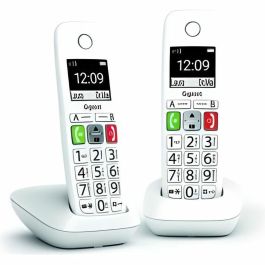 Gigaset E290 Duo Teléfono Fijo Inalámbrico con Teclas Grandes, Pantalla Grande Retroiluminada, Modo Audio Boost y Modo Jumbo Blanco Precio: 92.50000001. SKU: B1G7CT7WGB