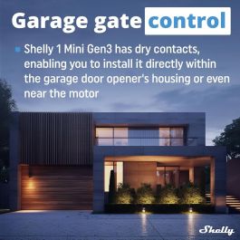 Shelly Módulo switch Mini 1 Gen3 Wi-Fi BT