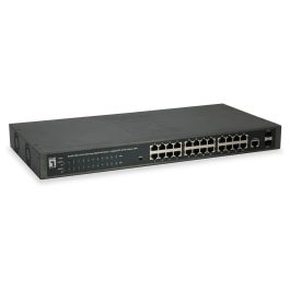LevelOne GEP-2652 Switch Gestionado 24x PoE+ Gigabit Ethernet Montaje en Rack 370W 2xSFP Precio: 522.50000022. SKU: B12RCHYJQW