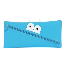 Safta Portatodo Silicona Caritas Azul Claro 22x11x1cm