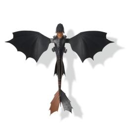 Dragón toothless electrónico de lujo. 15,24x35,56x25,4 cm