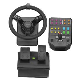 Logitech G Farm Sim Controller Tractor Simulador Volante Pedales Panel Control Agrícola