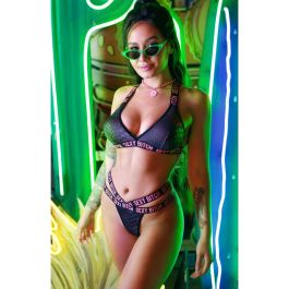 Conjunto de Lencería Fantasy Lingerie Negro (S/M)