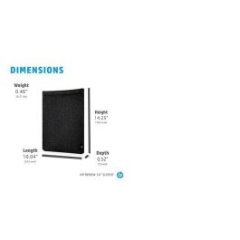 HP Renew Funda para Portátil de 14 Pulgadas - Fabricada con Botellas de Plástico Recicladas para un Estilo Sostenible y Protección Elegante HP Renew Funda para Portátil de 14 Pulgadas - Fabricada con Botellas de Plástico Recicladas para un Estilo Sostenible y Protección Elegante
