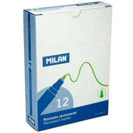 Milan Rotulador Permanente Punta Redonda Ø4 mm Verde Caja 12 Ud Precio: 7.49999987. SKU: S7906350