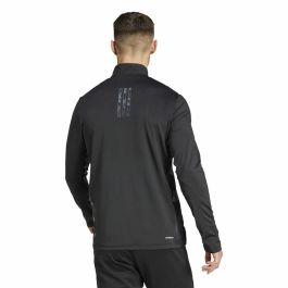 Sudadera sin Capucha Adidas Essentials Negro