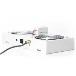 Digitus Unidad de Ventilación de Techo para Armario de Pared, 2 Ventiladores, Gris