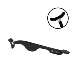 Lussoni Aplicador de Pestañas Postizas con Empuñadura Ergonómica de Goma y Punta de Acero Inoxidable para Precisión, 1 Unidad