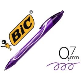 Bic Gelocity Quick Dry Bolígrafo Retráctil Tinta Gel Purpura Punta 0,7 mm Precio: 24.58999994. SKU: B1DFEZRAJC