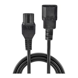 Lindy Cable de Alimentación IEC C14 a IEC C15 'Hot Condition' de 2m, Negro