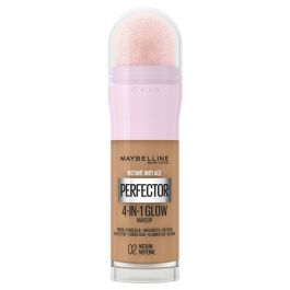 Maybelline INSTANT PERFECTOR GLOW MULTIUSOS #02-medium, Base de Maquillaje 4 en 1, Corrector e Iluminador Facial, 20 ml