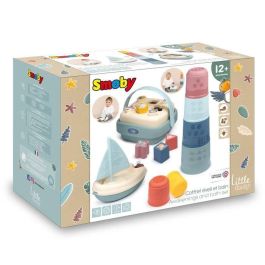Smoby SMO3032161401041 Little Smoby Caja Despertar y Baño con 3 Juegos Sensoriales para Bebés +12 Meses Fabricado en Francia