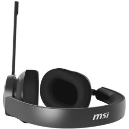 MSI Maestro 300 Auriculares Gaming Over-ear Alámbricos Negros con Micrófono Extraíble para PC