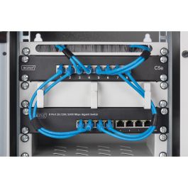 DIGITUS Switch Gestionado L2+ Gigabit Ethernet 8 Puertos PoE+ 80W Negro Full Duplex