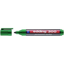 Marcador Permanente Edding 300 Conico Verde (Set de 10) Precio: 10.99000045. SKU: BIX10300-04