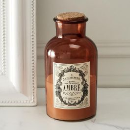 Home Deco Factory Vela Perfumada Frasco Colección Apothicaire Vidrio Ø10x21cm 360g 66h