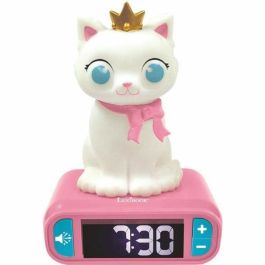 Lexibook Despertador con luz nocturna de gato 3D, efectos de sonido de gato, pantalla LCD digital, volumen ajustable, función snooze Precio: 46.69000017. SKU: B19WYLRQCG