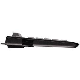 Cherry KC 1000 SC Teclado con Cable USB Negro para Oficina, Completo (100%), con Lector de Tarjeta Inteligente