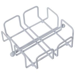 Servilletero de mesa Alexandra House Living Blanco Metal 21 x 7 x 21 cm