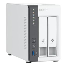 Qnap Servidor Nas K Ts - 216 gr+2Xmn10Ada600S 2, ARM Quad-Core 2 GHz, 4 GB RAM, 2 Bahías, SATA 6Gb/s