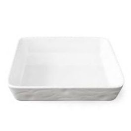 VERBANO Fuente cuadrada de porcelana SINFONIA, 25x25x5 cm, para buffet y exposicion (Set de 4) Precio: 38.2965. SKU: B12HWS9G64