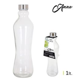 Botella de vidrio con tapón de metal 1Lt - Anna (12 Unidades) Precio: 27.50000033. SKU: B1FG6Z54MV