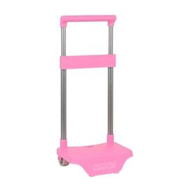 Carro portamochilas rosa. abierto: 22x17x67,5 cm Carro portamochilas rosa. abierto: 22x17x67,5 cm