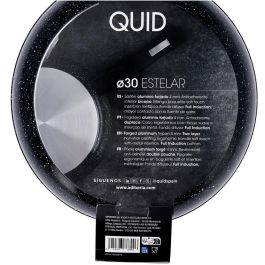 Quid Sartén Estelar de Aluminio Forjado 30 cm, Antiadherente, Mango Soft Touch, Apta para Inducción y todo tipo de cocinas
