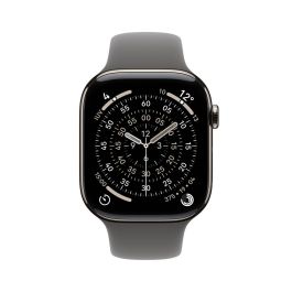 Apple Watch Series 11 GPS/Cellular 46mm Titanio Natural Correa Deportiva Gris Piedra MFCX4QL/A