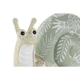 DKD Home Decor Figura Cottage de Resina Verde 9.5 x 14 x 21 cm (4 Unidades)