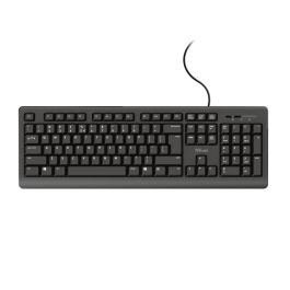 Teclado Trust Primo Qwerty Portugués Negro Teclado Trust Primo Qwerty Portugués Negro