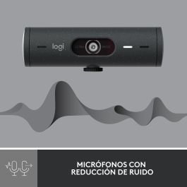 Logitech BRIO 500 Webcam Full HD 1080p 60fps Grafito con Autoenfoque y Corrección de Luz Automática
