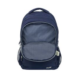 Mochila escolar con 4 cremalleras (25 l) serie 1918, azul marino milan