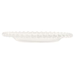 DKD Home Decor Plato Cristal Transparente Básicos 15.6x1.7x15.6 cm Apto Microondas y Lavavajillas
