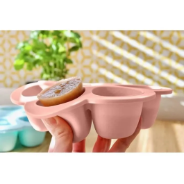 Beaba Multiportions Silicona 6x90 ml Rosa Molde Congelación