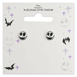 PEERS HARDY Pendientes Jack Skellington Pesadilla Antes de Navidad Disney Bañados en Plata Oficiales