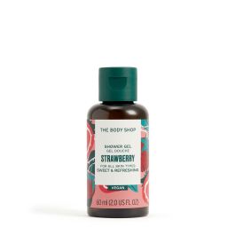 The Body Shop Estuche Regalo Strawberry 4 piezas: Gel Ducha 60ml, Crema Corporal 50ml, Crema Manos 30ml, Neceser Vegano para Piel Suave Mujer The Body Shop Estuche Regalo Strawberry 4 piezas: Gel Ducha 60ml, Crema Corporal 50ml, Crema Manos 30ml, Neceser Vegano para Piel Suave Mujer