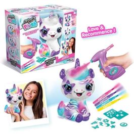 CANAL TOYS - Style 4 ever - Mi unicornio de peluche para personalizar - Peluche Spray Art - OFG 228